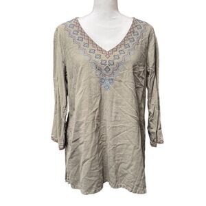 Eddie Baur Vista Point Tunic Green women's M